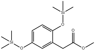 [2,5-Bis(trimethylsilyloxy)phenyl]acetic acid methyl ester