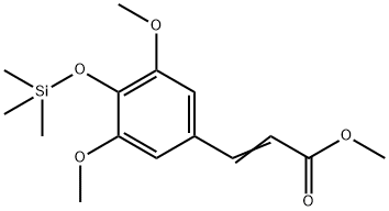 3-[3,5-Dimethoxy-4-[(trimethylsilyl)oxy]phenyl]acrylic acid methyl ester