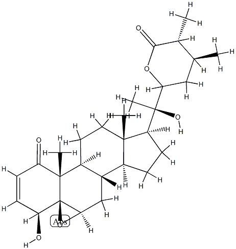 (20R,25R)-5,6β-Epoxy-4β,20,22-trihydroxy-1-oxo-5β-ergost-2-en-26-oic acid δ-lactone