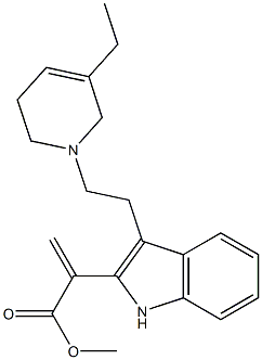 3-[2-(3-Ethyl-5,6-dihydropyridin-1(2H)-yl)ethyl]-α-methylene-1H-indole-2-acetic acid methyl ester