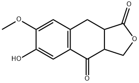 3,3a,9,9a-Tetrahydro-6-hydroxy-7-methoxynaphtho[2,3-c]furan-1,4-dione