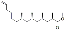 [2R,4R,6R,8R,(-)]-2,4,6,8-Tetramethyl-13-tetradecenoic acid methyl ester