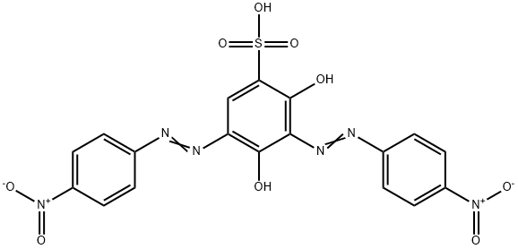 2,4-Dihydroxy-3,5-bis[(4-nitrophenyl)azo]benzenesulfonic acid