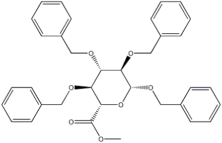 Benzyl 2-O,3-O,4-O-tribenzyl-β-D-glucopyranosiduronic acid methyl ester