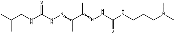 4-[3-(Dimethylamino)propyl]-4'-(2-methylpropyl)[1,1'-(1,2-dimethyl-1,2-ethanediylidene)bisthiosemicarbazide]