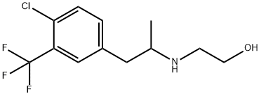 2-[[2-[4-chloro-3-(trifluoromethyl)phenyl]-1-methylethyl]amino]ethanol