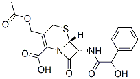 [6R-(6alpha,7beta)]-3-(acetoxymethyl)-7-(hydroxyphenylacetamido)-8-oxo-5-thia-1-azabicyclo[4.2.0]oct-2-ene-2-carboxylic acid