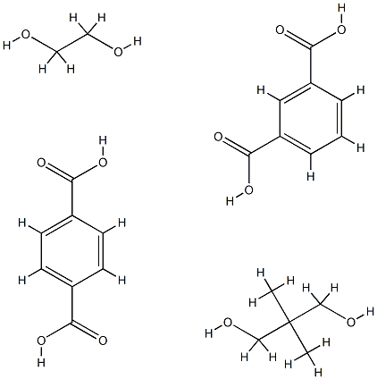 1,3-苯二羧酸与1,4-苯二羧酸、2,2-二甲基-1,3-丙二醇和1,2-乙二醇的聚合物