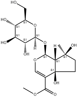 (1S)-1α-(β-D-Glucopyranosyloxy)-1,4a,5,6,7,7aα-hexahydro-4aα,7α-dihydroxy-7-methylcyclopenta[c]pyran-4-carboxylic acid methyl ester
