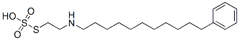 Thiosulfuric acid hydrogen S-[2-[(11-phenylundecyl)amino]ethyl] ester