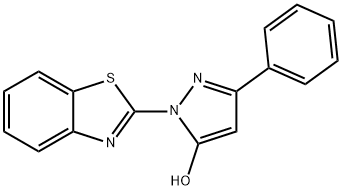 1-(1,3-苯并噻唑-2-基)-3-苯基-1H-吡唑-5-醇
