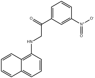2-(萘-1-基氨基)-1-(3-硝基苯基)乙酮