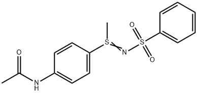 S-Methyl-S-[p-acetylamino]phenyl-N-benzenesulfonylsulfinylimine