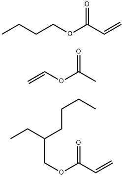 2-Propenoic acid, butyl ester, polymer with ethenyl acetate and 2-ethylhexyl 2-propenoate