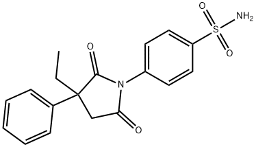 4-(3-Ethyl-2,5-dioxo-3-phenyl-1-pyrrolidinyl)benzenesulfonamide
