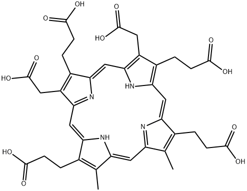 3,8-bis(carboxymethyl)-13,17-dimethyl-21H,23H-Porphine-2,7,12,18-tetrapropanoic acid
