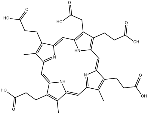 3-(carboxymethyl)-8,13,17-trimethyl-21H,23H-Porphine-2,7,12,18-tetrapropanoic acid
