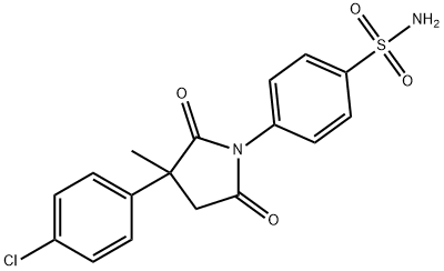 Benzenesulfonamide, 4-(2,5-dioxo-3-(4-chlorophenyl)-3-methyl-1-pyrroli dinyl)-
