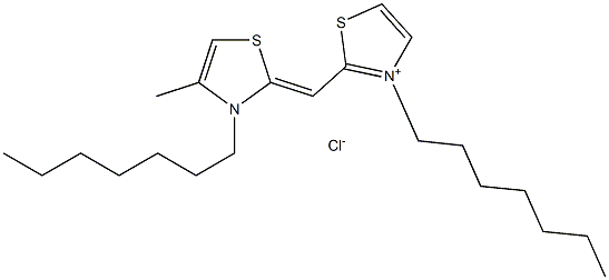 (Z)-3-heptyl-2-((3-heptyl-4-Methylthiazol-2(3H)-ylidene)Methyl)thiazol-3-iuM chloride
