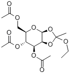 1,2-O-(1-乙氧基亚乙基)-BETA-D-吡喃甘露糖三乙酸酯