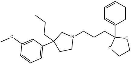 3-(m-Methoxyphenyl)-1-[3-(2-phenyl-1,3-dioxolan-2-yl)propyl]-3-propylpyrrolidine