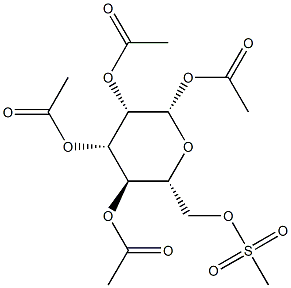 β-D-Mannopyranose 1,2,3,4-tetraacetate 6-methanesulfonate
