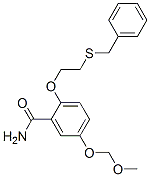 2-(2-benzylsulfanylethoxy)-5-(methoxymethoxy)benzamide