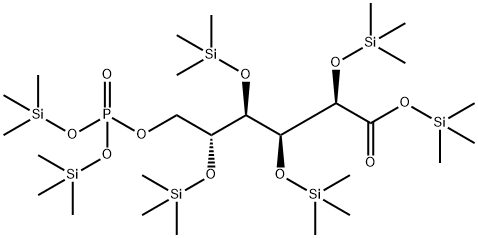 2-O,3-O,4-O,5-O-Tetrakis(trimethylsilyl)-6-O-[bis(trimethylsiloxy)phosphinyl]-D-gluconic acid trimethylsilyl ester
