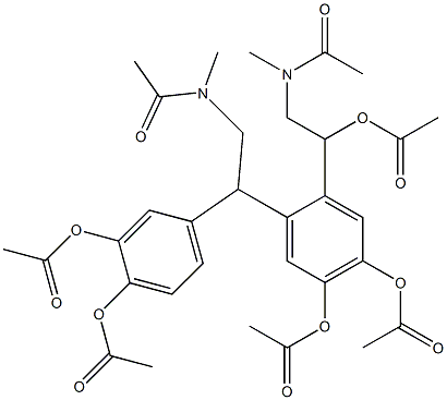N-[2-[3,4-Diacetoxy-α-[(N-methylacetylamino)methyl]benzyl]-β,4,5-triacetoxyphenethyl]-N-methylacetamide