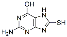 2-AMINO-6-HYDROXY-8-MERCAPTOPURINE