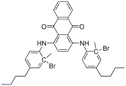 1,4-bis(2-bromo-4-butyl-o-toluidino)anthraquinone