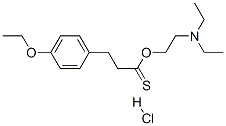 Acetic acid, (p-ethoxybenzyl)thio-, 2-(diethylamino)ethyl ester hydrochloride