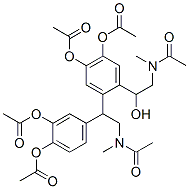 N-[2-[2-[2-(N-Methylacetylamino)-1-(3,4-diacetoxyphenyl)ethyl]-4,5-diacetoxyphenyl]-2-hydroxyethyl]-N-methylacetamide