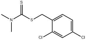 1-[(2,4-dichlorophenyl)methylsulfanyl]-N,N-dimethyl-methanethioamide