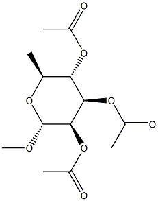 Methyl 2-O,3-O,4-O-triacetyl-6-deoxy-α-L-mannopyranoside