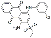 1-amino-4-[(3-chlorophenyl)amino]-2-(ethylsulphonyl)anthraquinone