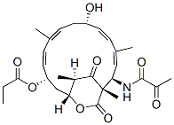 N-[(1S,2R,3E,5E,7S,9E,11E,13S,15R,19R)-7-Hydroxy-1,4,10,19-tetramethyl-17,18-dioxo-13-(1-oxopropoxy)-16-oxabicyclo[13.2.2]nonadeca-3,5,9,11-tetrene-2-yl]-2-oxopropanamide