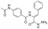 4-acetamido-N-[(Z)-1-(hydrazinecarbonyl)-2-phenyl-ethenyl]benzamide