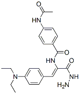 4-acetamido-N-[(Z)-2-(4-diethylaminophenyl)-1-(hydrazinecarbonyl)ethen yl]benzamide