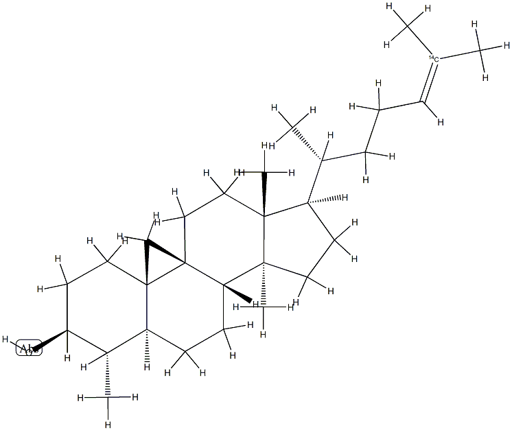 4α,14-Dimethyl-9β,19-cyclo-(25-14C)5α-cholest-24-en-3β-ol