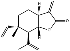 2(3H)-Benzofuranone, 6-ethenylhexahydro-6-methyl-3-methylene-7-(1-meth ylethenyl)-, [3aS-(3aalpha,6alpha,7beta,7abeta)]-