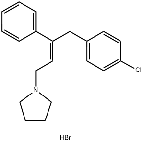 (Z)-1-[4-(4-chlorophenyl)-3-phenylbut-2-enyl]pyrrolidinium bromide