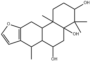 1,2,3,4,4a,5,6,6a,7,11,11a,11b-Dodecahydro-4,4,7,11b-tetramethylphenanthro[3,2-b]furan-3,4a,6-triol