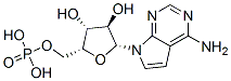 [(2R,3R,4R,5R)-5-(5-amino-2,4,9-triazabicyclo[4.3.0]nona-1,3,5,7-tetra en-9-yl)-3,4-dihydroxy-oxolan-2-yl]methoxyphosphonic acid