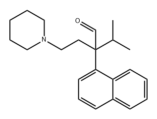 α-Isopropyl-α-(2-piperidinoethyl)-1-naphthaleneacetaldehyde