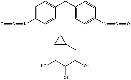 1,2,3-丙三醇与1,1'-亚甲基双[4-异氰酸根合苯]和甲基环氧乙烷的聚合物