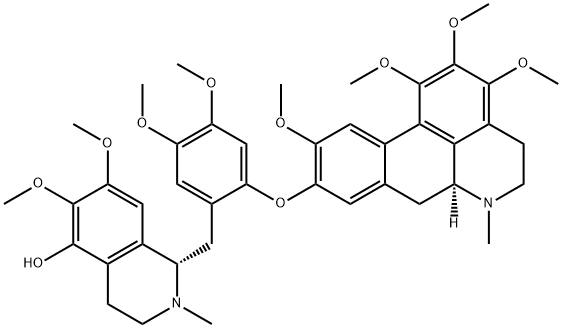 5-Isoquinolinol,1-[[4,5-dimethoxy-2-[[(6aS)-5,6,6a,7-tetrahydro-1,2,3,10-tetramethoxy-6-methyl-4H-dibenzo[de,g]quinolin-9-yl]oxy]phenyl]methyl]-1,2,3,4-tetrahydro-6,7-dimethoxy-2-methyl-,(1S)-