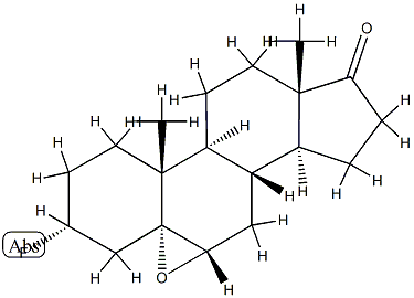 5,6α-Epoxy-3α-fluoro-5α-androstan-17-one