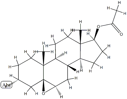 5,6β-Epoxy-3α-fluoro-5β-androstan-17β-ol acetate