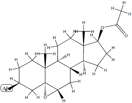 5,6α-Epoxy-3β-fluoro-5α-androstan-17β-ol acetate